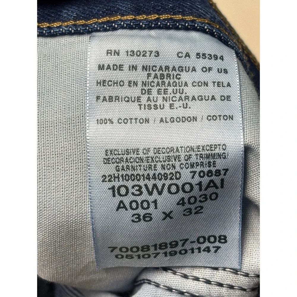 NWT Wrangler‎ Riggs Workwear Relaxed Fit Carpenter Jeans 36x32 Blue Denim Tool